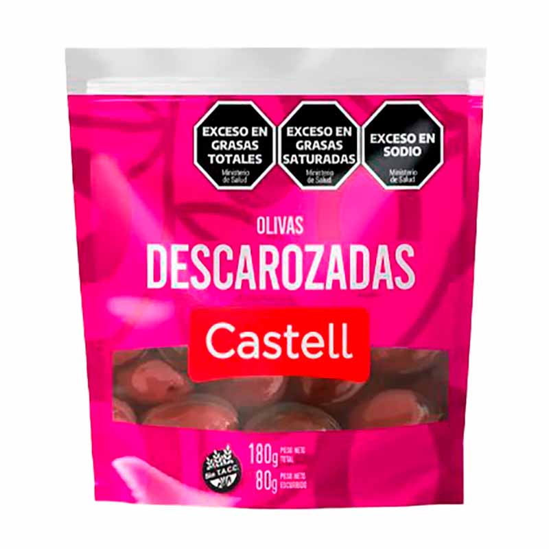 ACEITUNA CASTELL NEGRA 90 Grs