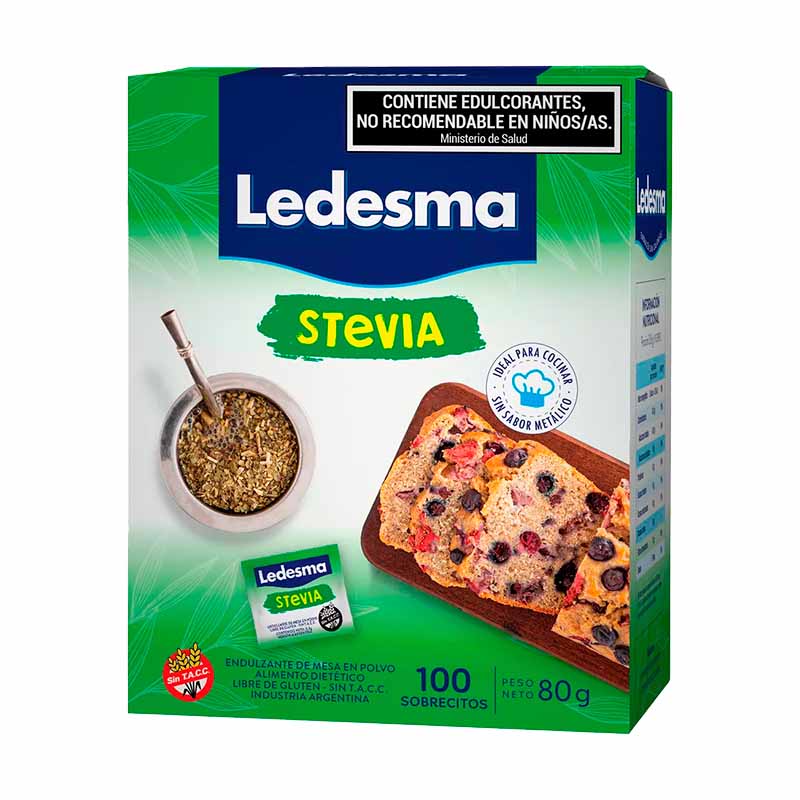 EDULCORANTE LEDESMA STEVIA 100 Un.