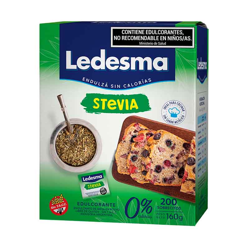 EDULCORANTE LEDESMA STEVIA 200 Un.