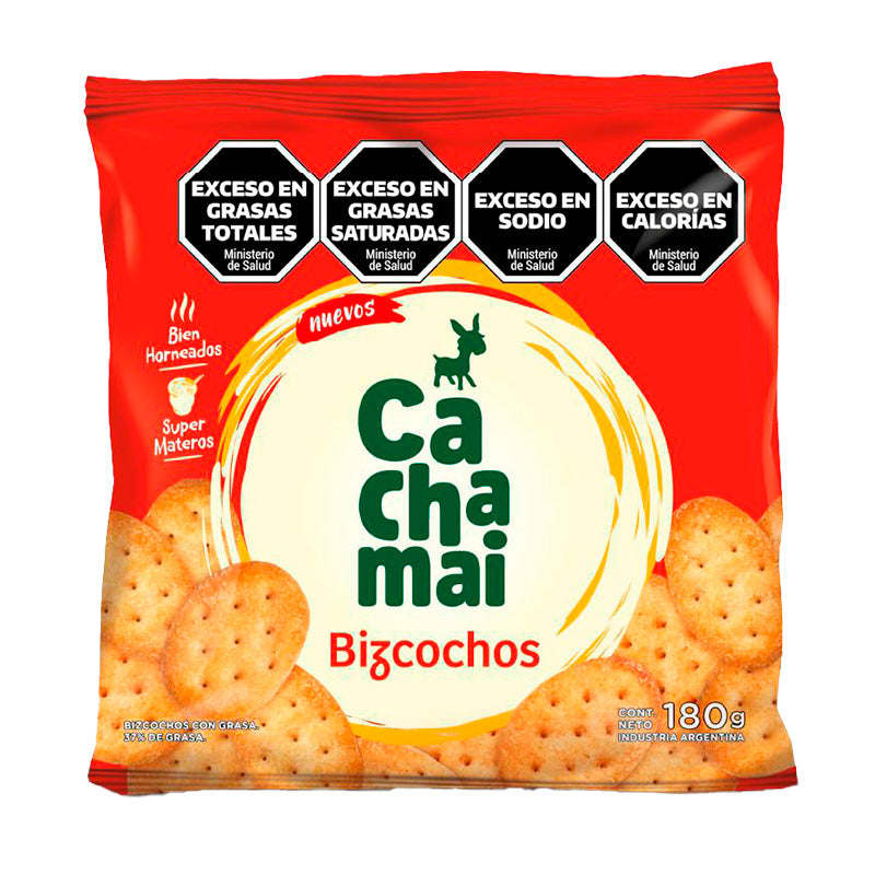 BIZCOCHO CACHAMAI SALADO 180 Grs