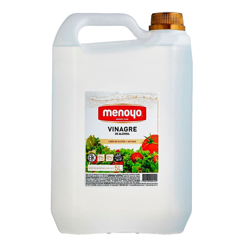VINAGRE MENOYO ALCOHOL 5 Lt.