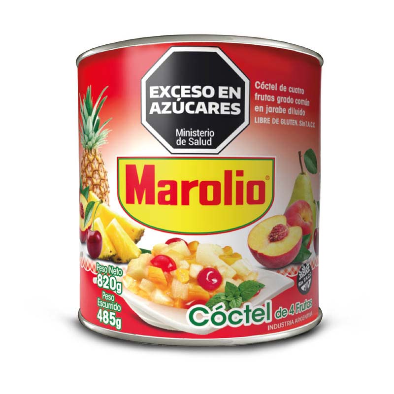 COCTEL MAROLIO FRUTAS 820 Grs