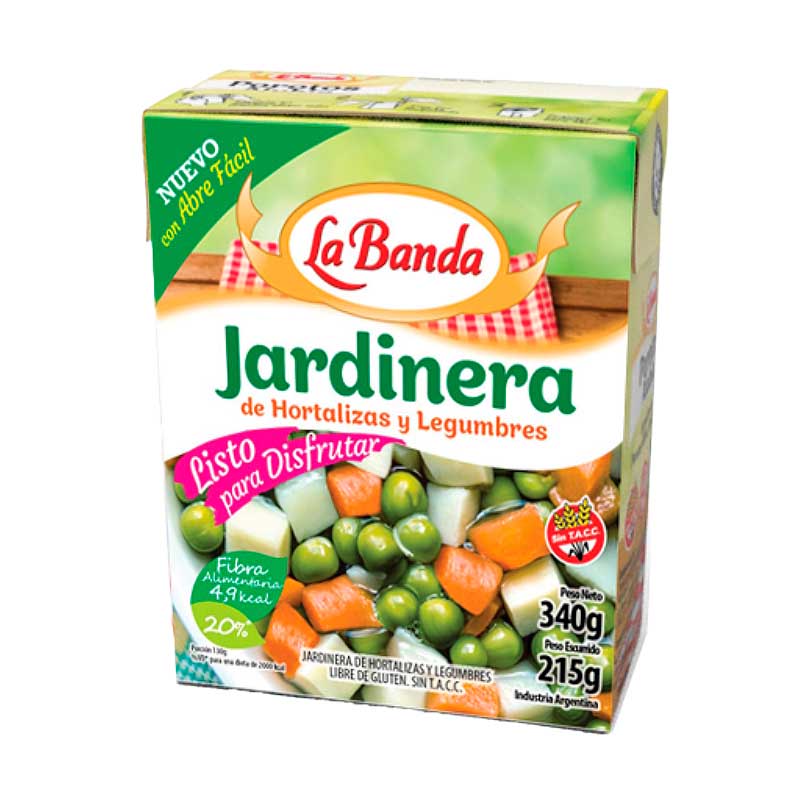 JARDINERA LA BANDA TETRA 340 Grs