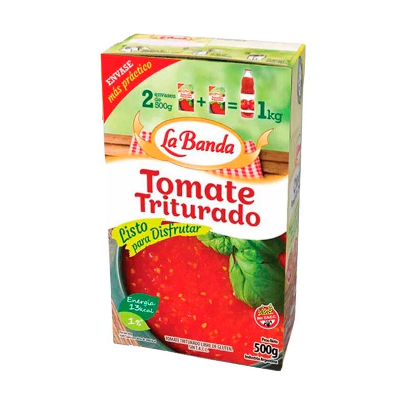 TOMATE TRITURADO LA BANDA TETRA 500 Grs