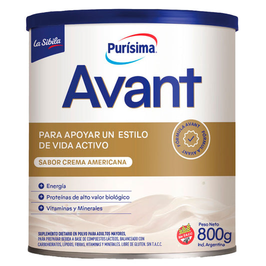 LECHE POLVO AVANT AMERICANA 800 Grs