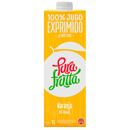 JUGO PURAFRUTTA 100% NARANJA 1 Lt.