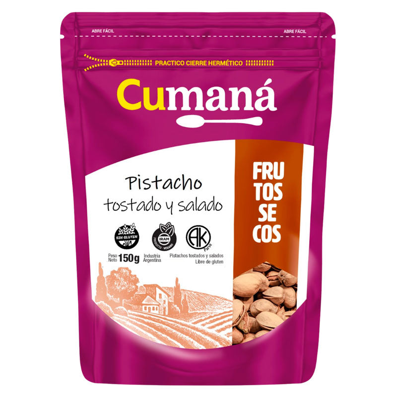 PISTACHO CUMANA CON CASCARA 150 Grs