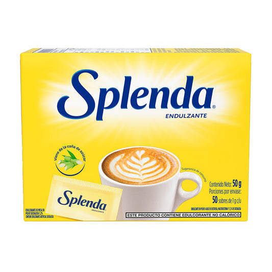 EDULCORANTE SPLENDA Sucralosa 50 Un.