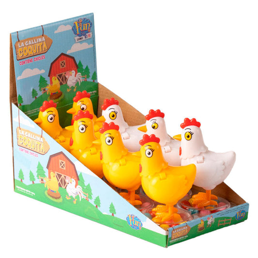 CHICLE FUN CANDY GALLINA COQUITA Un.