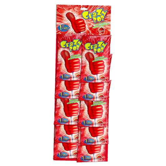CHUPETIN FUN CANDY CRAZY POP FRUTILLA Un.