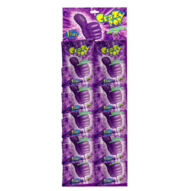 CHUPETIN FUN CANDY CRAZY POP UVA Un.