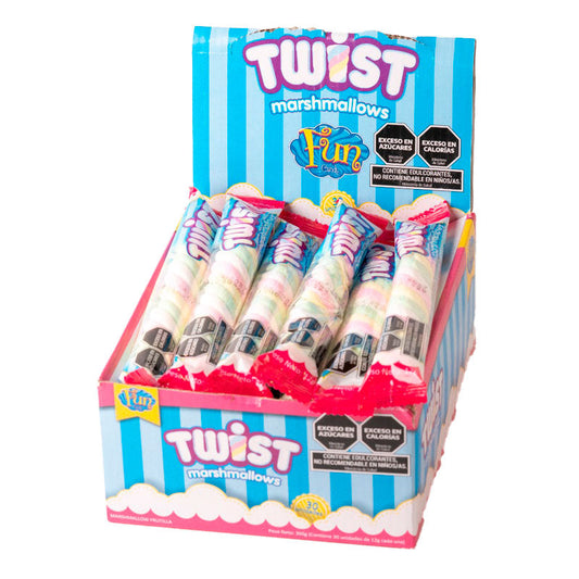 MARSHMALLOWS FUN CANDY TWIST FRUTILLA Un.