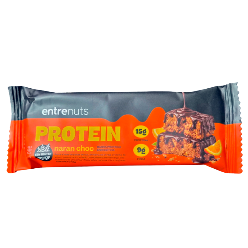 BARRA PROTEICA ENTRENUTS NARAN CHOC 45 Grs