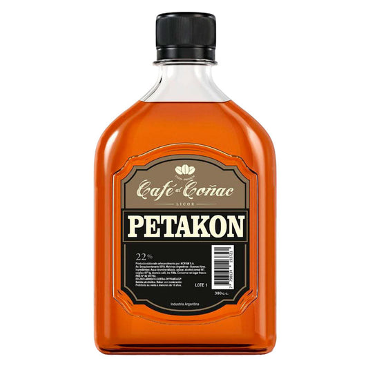 PETACA LICOR PETAKON CAFE/COGN 380 CC.