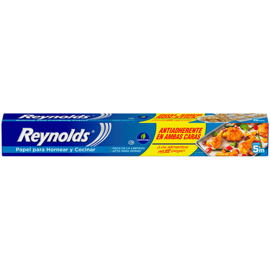 PAPEL ANTIADHERENTE REYNOLDS HORNO Y COC. 6 Mts