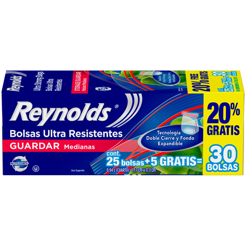 BOLSA REYNOLDS GUARDA M 30 Un.