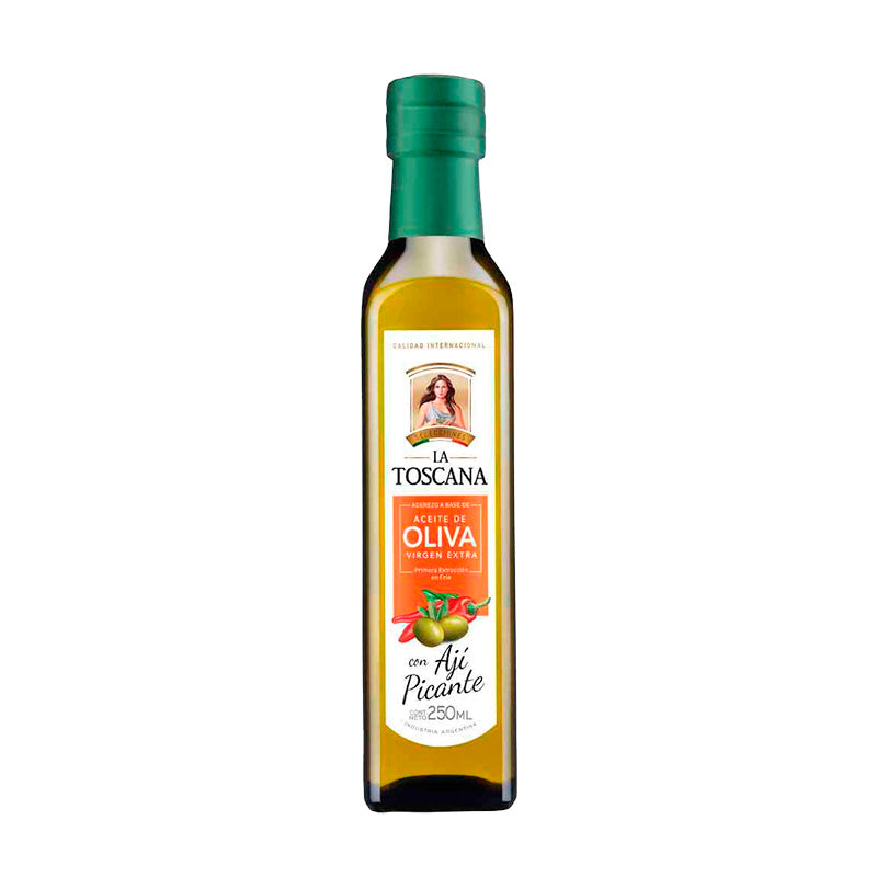 ACEITE OLIVA LA TOSCANA Aji Picante 250 CC.