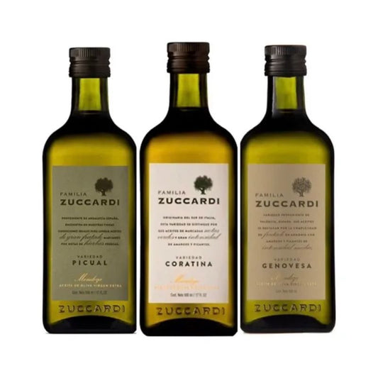 ACEITE OLIVA ZUCCARDI CORA + GENO + PICU 250 ml.