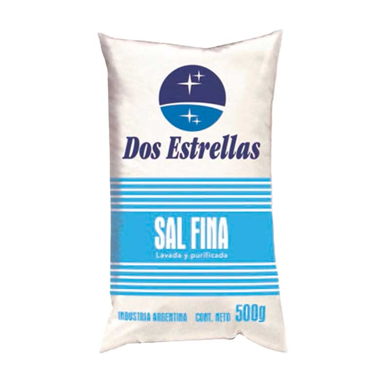 SAL FINA DOS ESTRELLAS 500 Grs