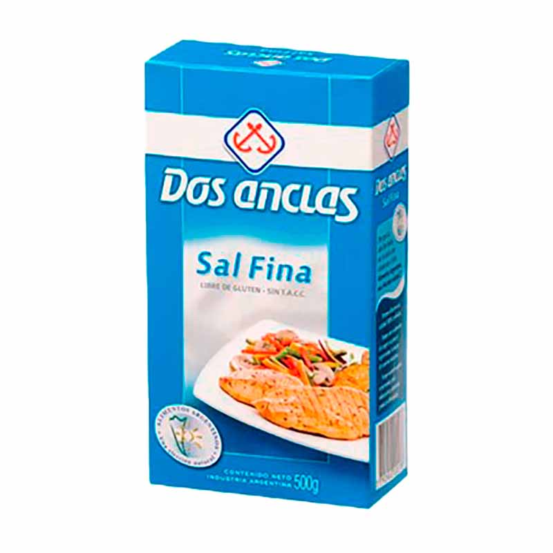 SAL FINA DOS ANCLAS ESTUCHE 500 Grs