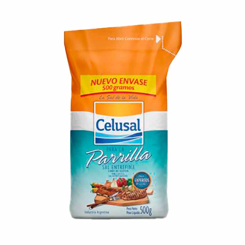 SAL E/FINA CELUSAL PAQUETE 500 Grs