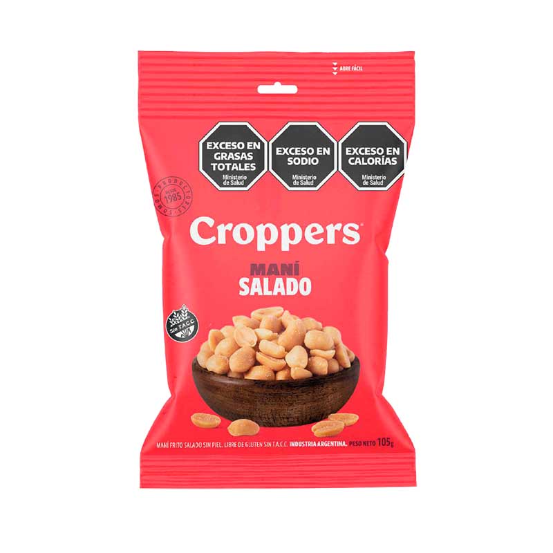 MANI CROPPERS FRITO SALADO 105 Grs