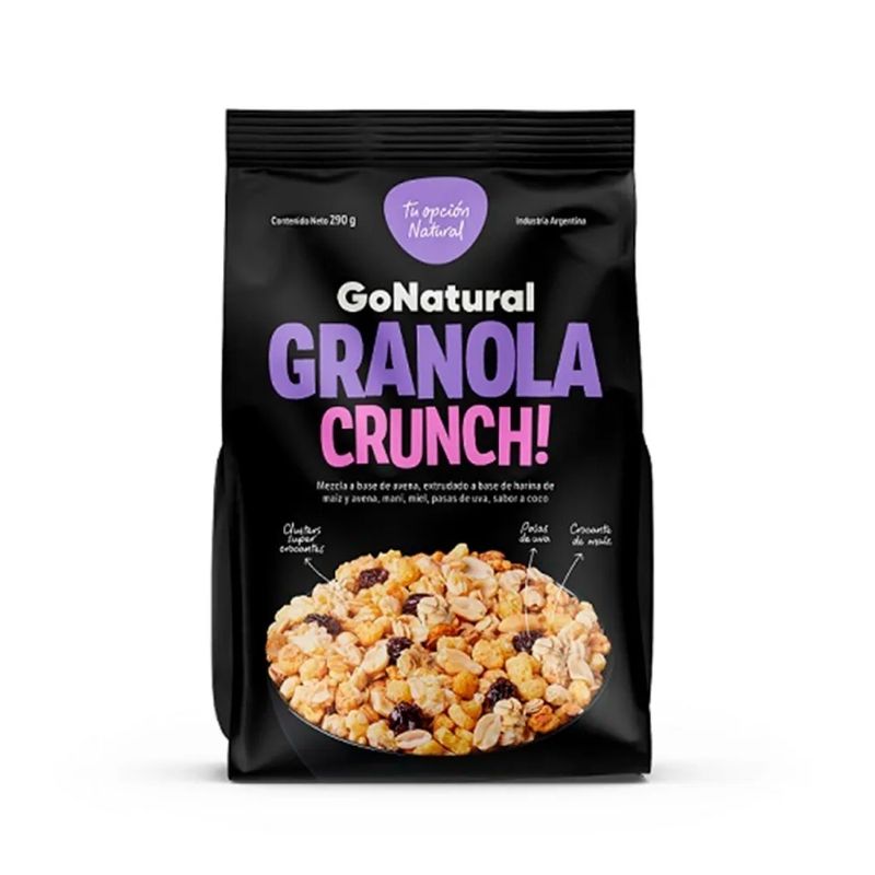 GRANOLA GoNatural CRUNCH 290 Grs