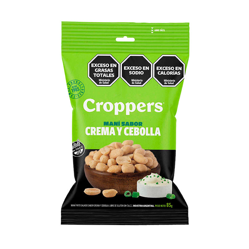 MANI CROPPERS CREMA Y CEBOLLA 85 Grs