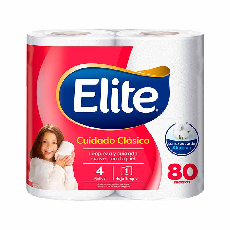 P.HIGIENICO ELITE HS 80MX4 Un.