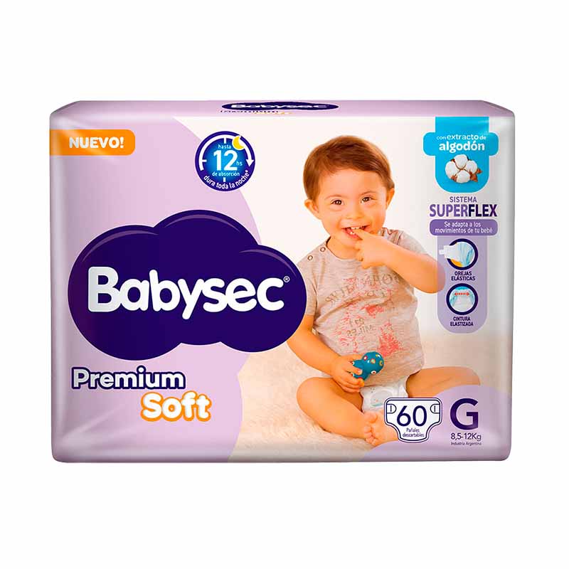 PA�AL BABYSEC JUMBO PREMIUM G 60 Un.