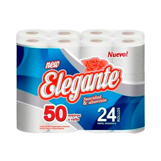 P.HIGIENICO ELEGANTE SH  50Mx 24 Un.