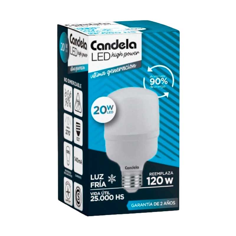 LAMPARA CANDELA HP 20W