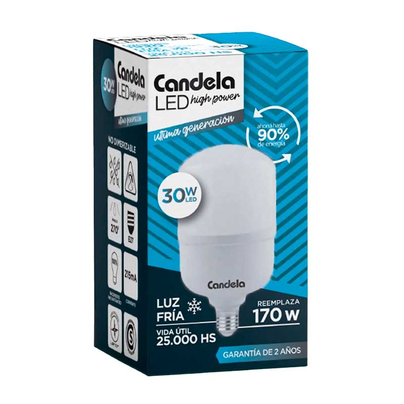 LAMPARA CANDELA HP 30W