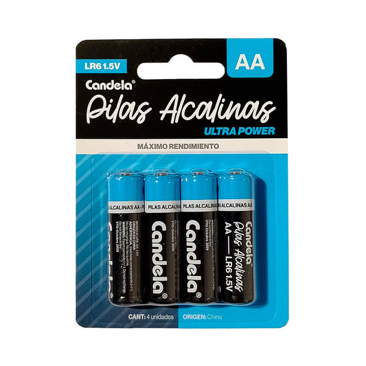 PILA CANDELA AA 4 Un.