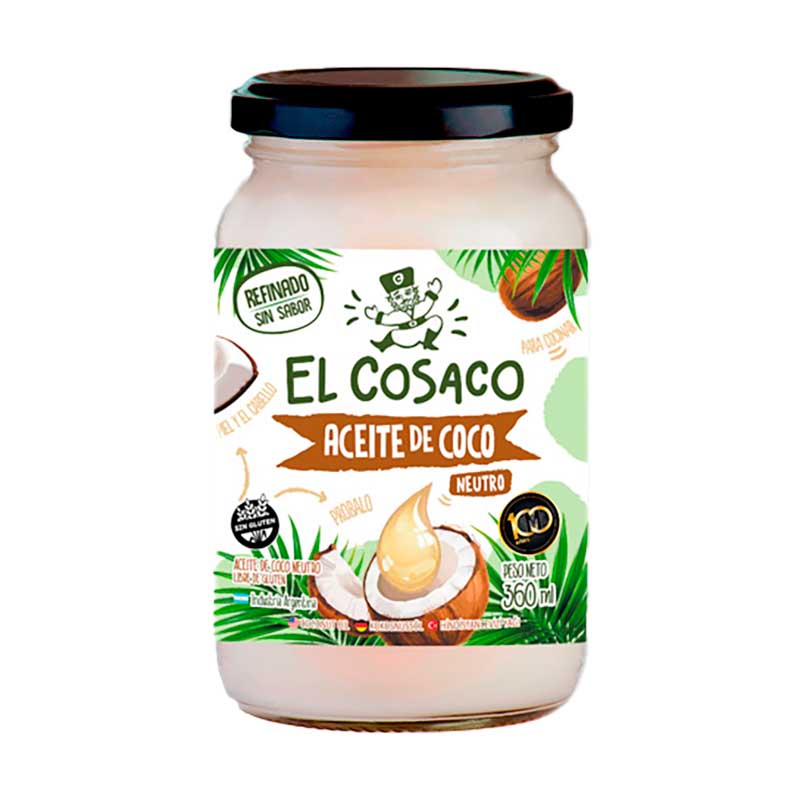 ACEITE COCO EL COSACO NEUTRO 360 Grs