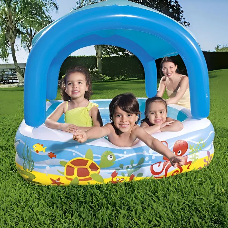 PILETA INFANTIL BESTWAY Techo 140x140x114cm