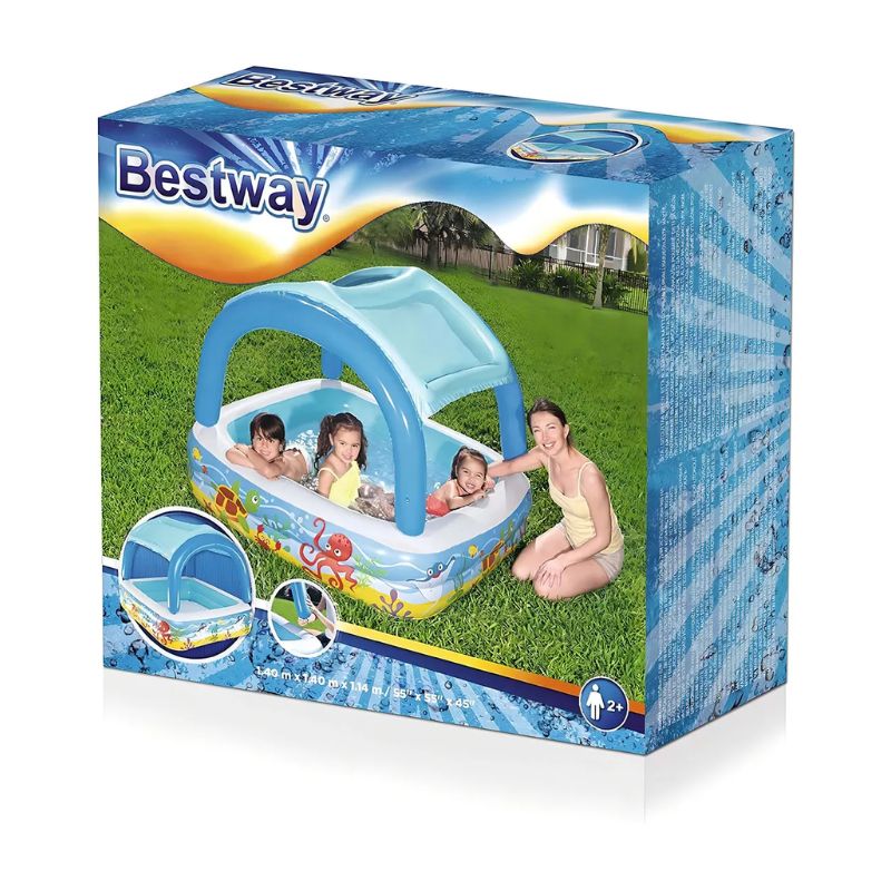 PILETA INFANTIL BESTWAY Techo 140x140x114cm