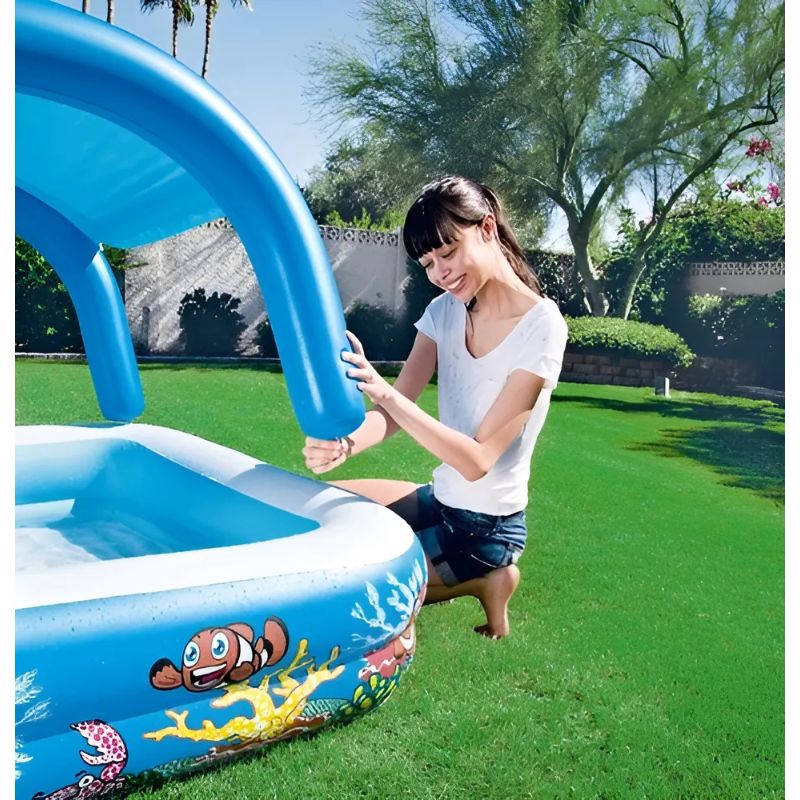 PILETA INFANTIL BESTWAY Techo 140x140x114cm