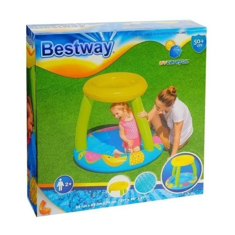 PILETA INFANTIL BESTWAY Techo 94x89x79cm