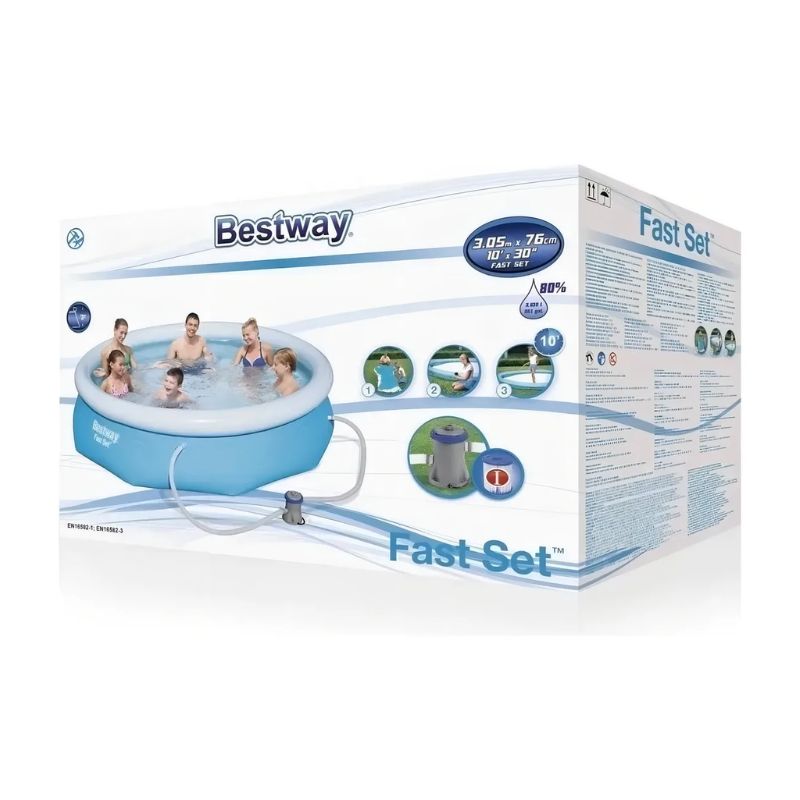 PILETA BESTWAY FS 305x76cm C/Bomba 3800 Lt.