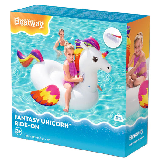 INFLABLE UNICORNIO BESTWAY 224x164cm Un.