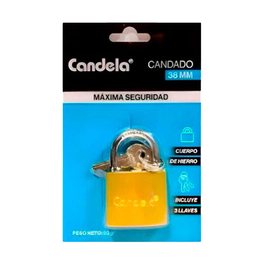 CANDADO CANDELA 38 mm.