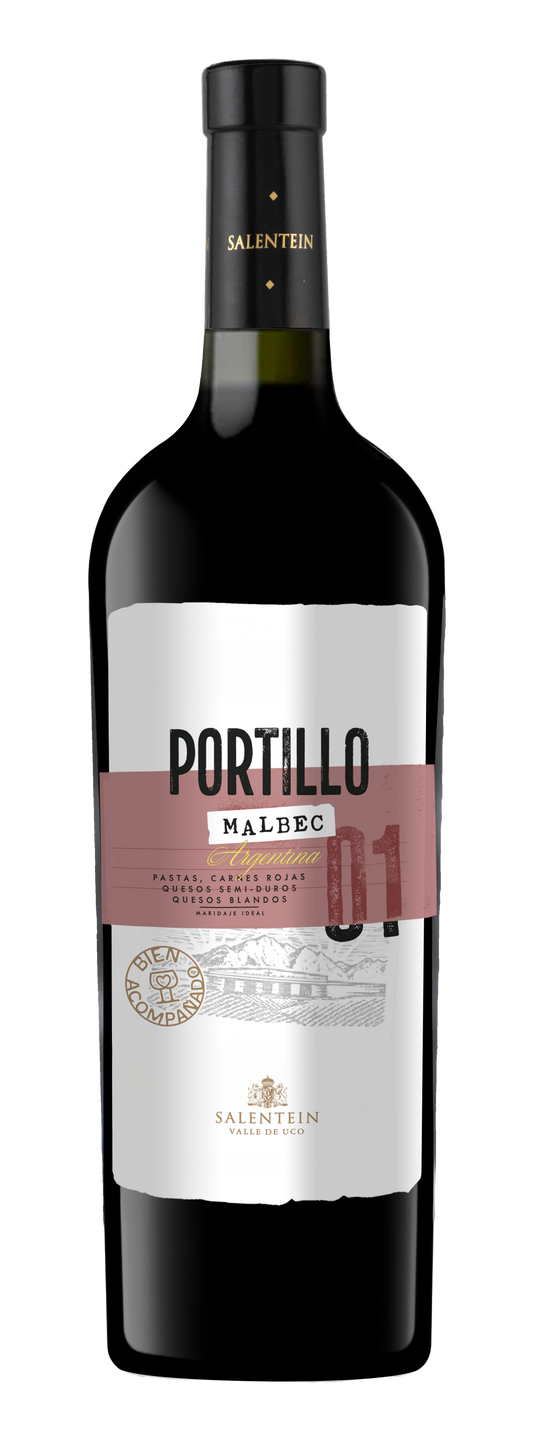 VINO PORTILLO MALBEC 750 CC.