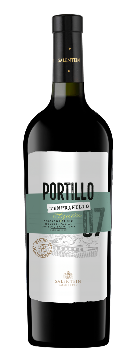 VINO PORTILLO TEMPRANILL 750 CC.