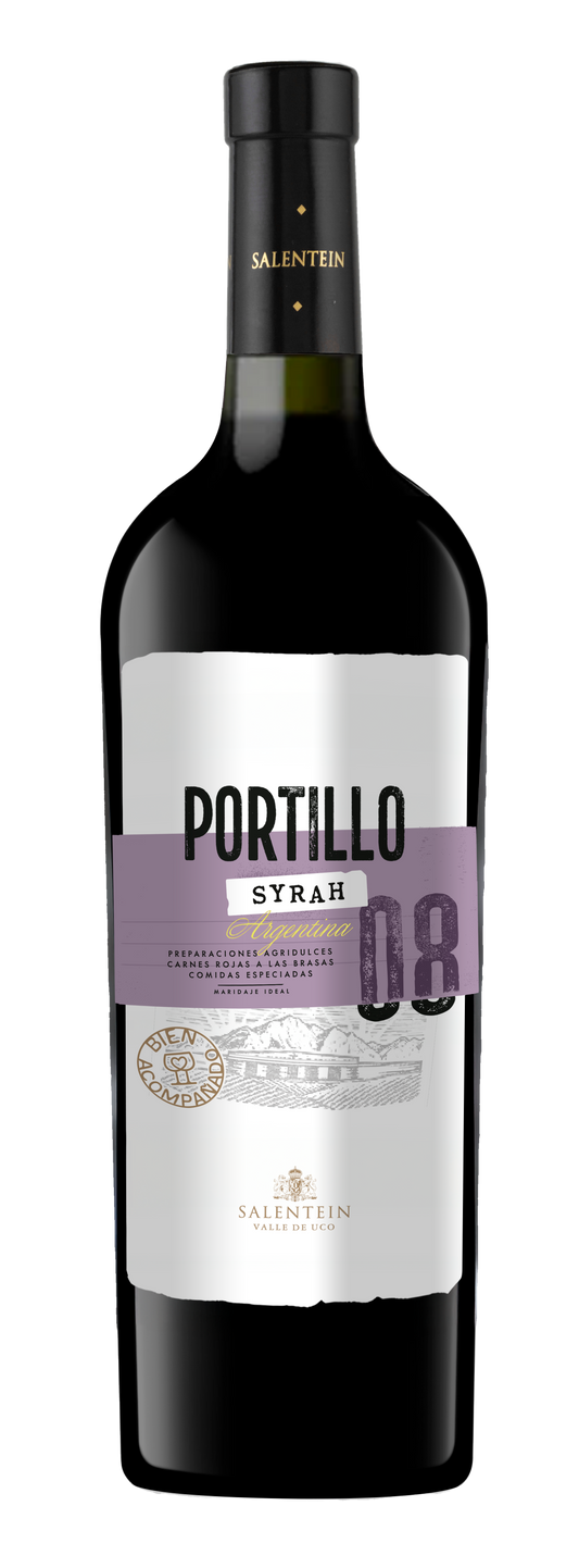VINO PORTILLO SYRAH 750 CC.