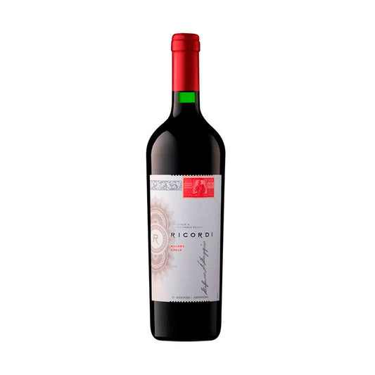 VINO RICORDI MALBEC ROBLE 750 CC.