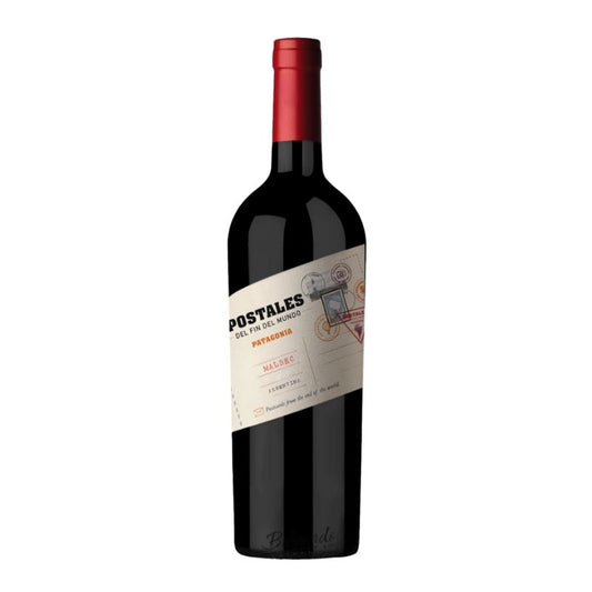 VINO POSTALES MALBEC 750 CC.