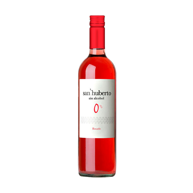 VINO S HUBERTO 0 ALCOHOL ROSADO 750 CC.