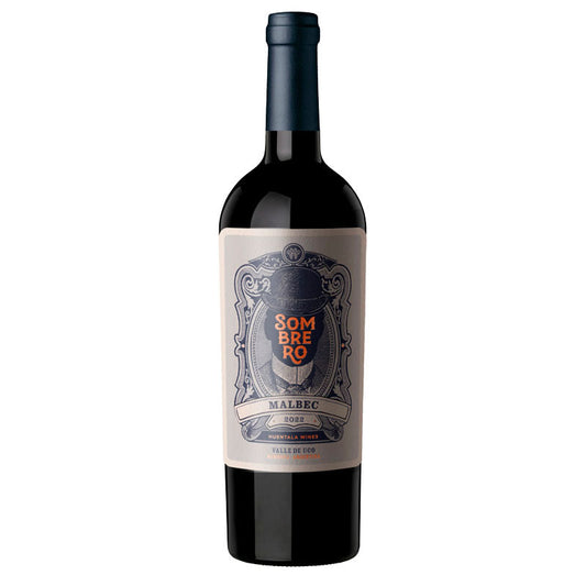 VINO SOMBRERO MALBEC 750 CC.