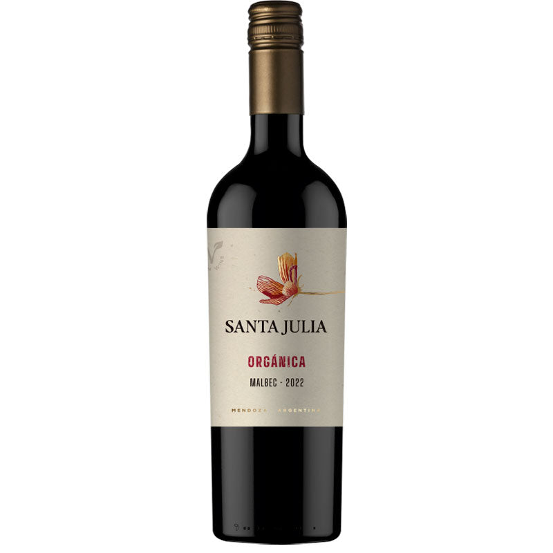 VINO STA.JULIA ORGANICO MALBEC 750 CC.